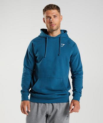 Sudadera Con Capucha Gymshark Crest Hombre Azules | CO 3602WNB